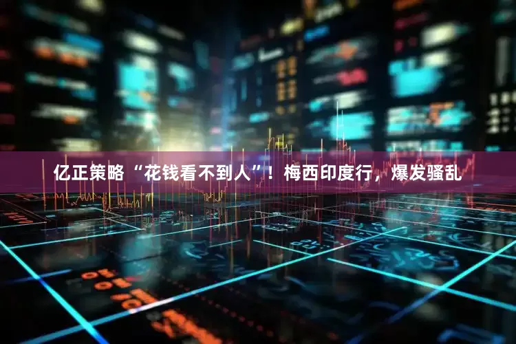 亿正策略 “花钱看不到人”！梅西印度行，爆发骚乱