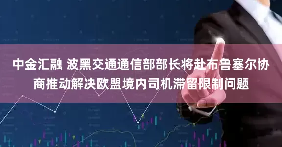 中金汇融 波黑交通通信部部长将赴布鲁塞尔协商推动解决欧盟境内司机滞留限制问题