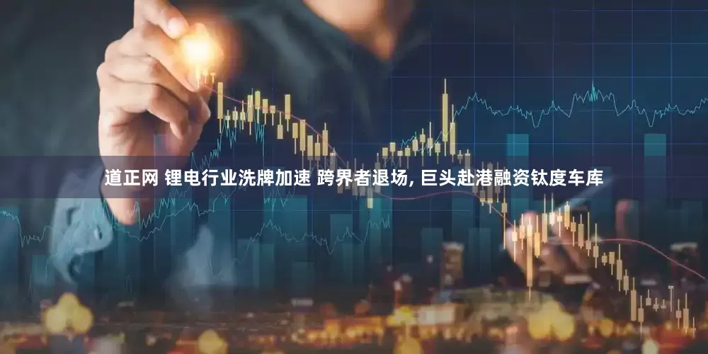 道正网 锂电行业洗牌加速 跨界者退场, 巨头赴港融资钛度车库